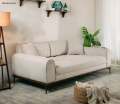 Lorenz 3 Seater Lounger Sofa With Tilt Adjust Headrest. 