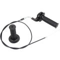 7/8" 22mm Motorcycle HandGrip With Throttle Clamp Twist Cable Throttle Cable Acceleration For ATV Off-road Dirt Bike 110-250CC. 