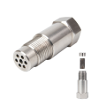 Universal  Stainless Steel SS304 Check Engine Light CEL mini catalyst O2 Sensor Spacer Adapter  M18X1.5. 