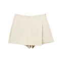 MUJER 2025 Asymmetric Skort For Women Black High Waist Mini Skirt Shorts Women Casual Bermuda Shorts Woman Summer Skirt Shorts. 