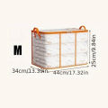 Transparent clothes storage bag, plastic blanket storage bag, zipperfoldable wardrobe storage bag, bedding, down quilts. 