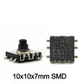 5PCS DIP SMD 5 Five way Switch Multi-direction Switch Touch Reset Key 10*10*10 MM Pin Multi direction 10X10X10 7X7X5 10X10X9mm. 