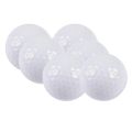 6pcs Luminous Night Golf Ball Bright Luminous Balls Glow in The Dark Fluorescent Golf Ball for Training Hitting Practice. 