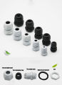 10Pcs Waterproof Cable Gland Cable Entry IP68 PG7 for 3-6.5mm PG9 PG11 PG13.5 PG16 PG19/21 White Black Nylon Plastic Connector. 