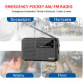 Portable AM FM Radio Player Battery Powered Telescopic Antenna Reception with Headphone Jack, Indoor Outdoor and Emergency Use. 
