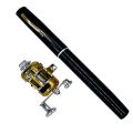 Pocket Telescopic Mini Fishing Rod Reel Set Pen Shape Rod Gift For Child 96cm Small Fish Rod+Reel Combo. 