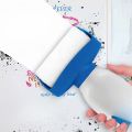 Reusable paint roller brush, wall repair and decoration tool, refillable bottle dispenser, container only, without paint. 