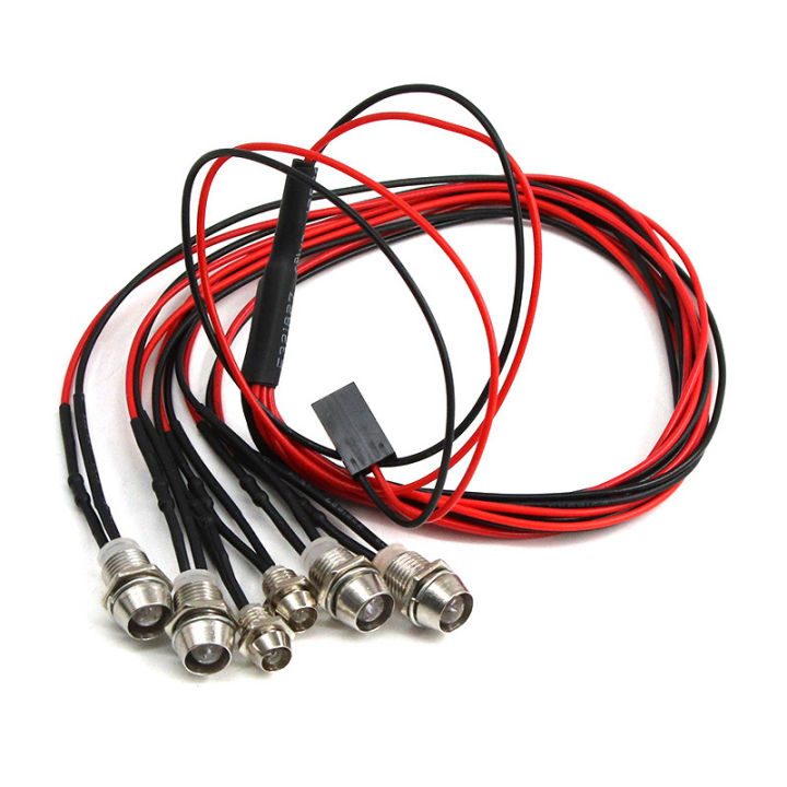 New%204%20LED/6%20LED/8%20led%20Light%20Kit%202%20White%202%20Red%202%20Blue%20for%201/10%201/8%20HSP%20SCX10%20D90%20HPI%20RC%20Car%20RC%20Model%20Drift%20Car%20Headlight%20-%20Image%202