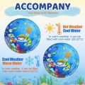 ROOXIN Baby Water Play Mat Inflatable Cushion PVC Infant Toddler Water Pad For Kids Outdoor Summer Playing Water Mat Water. 