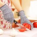 Level 5 HPPE Anti-Cut Gloves Kitchen Gardening Anti-Cut Knitted Gloves Anti-Thorn Wear-Resistant Glass Building Cutting Gloves.