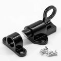 Aluminum Alloy Black/Gray Window Gate Security Pull Ring Spring Bounce Door Bolt Automatic Latch Lock Black Grey Window. 
