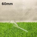 Glass Funnel 60mm 1 to 5 Pcs – Fluted 60° Angle Short Stem – Borosilicate Reusable Funnel for Laboratory, Classroom, Home, Essential Oil, Perfume, and DIY Use. 