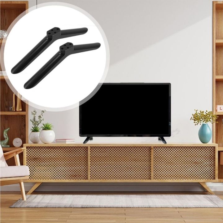 Universal%20TV%20Base%20Stand%20Legs%20with%20Non-slip%20Pads%20with%20Screws%20TV%20Stand%20Base%20Mount%20Black%20Television%20Tabletop%20Foot%20Bedroom%20-%20Image%204