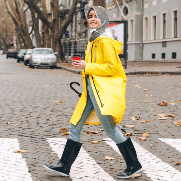 1/3/6pcs,%20Women's%20Rain%20Hat%20with%20Sun%20Visor%20Transparent%20Waterproof%20Scarf%20Plastic%20Hat%20Women's%20Raincoat,%20Reusable%20-%20Image%204