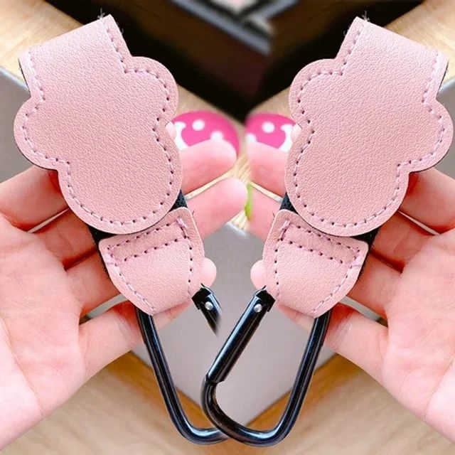 1/2pcs%20Baby%20Stroller%20Hooks%20Clips%20PU%20Leather%20Rotatable%20Cart%20Organizer%20Pram%20Hook%20Pram%20Rotate%20360%20Degree%20Stroller%20Accessories%20-%20Image%207