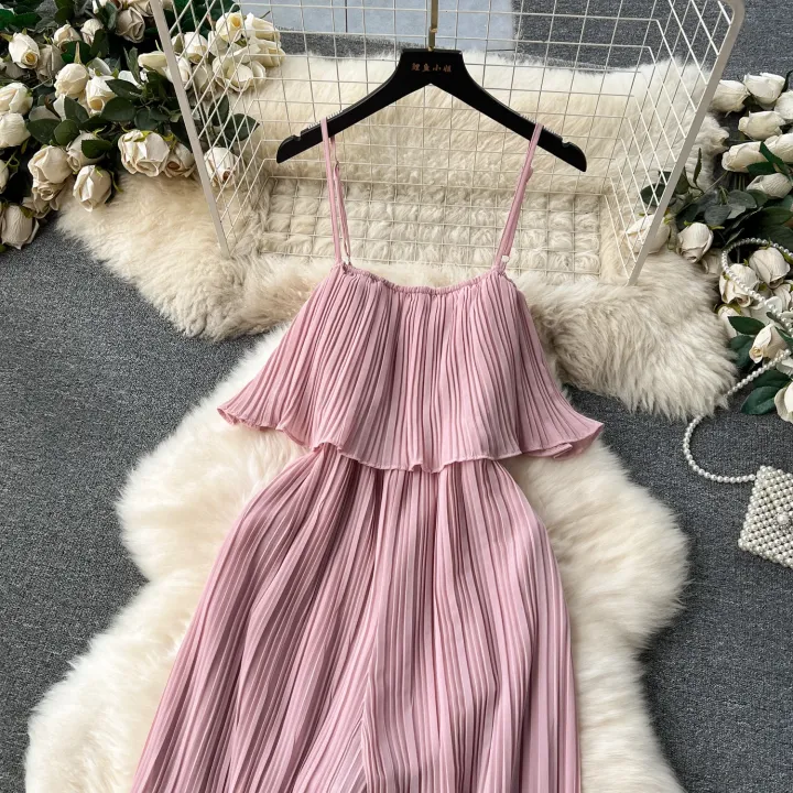 Vacation%20Loose%20Jumpsuit%20Strap%20Backless%20Thin%20Romper%20Streetwear%20Women%20INS%20One-Piece%20Outfit%20Beach%20Style%20Pleated%20Bodysuits%20-%20Image%206