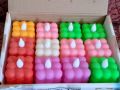 Led light candle bubble cube shaped Candle 1 piece. 