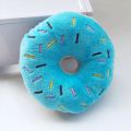 Soft Dog Donuts Plush Pet Dog Toys For Dogs Chew Toy Cute Puppy Squeaker Sound Toys Funny Puppy Small Medium Dog Interactive Toy. 