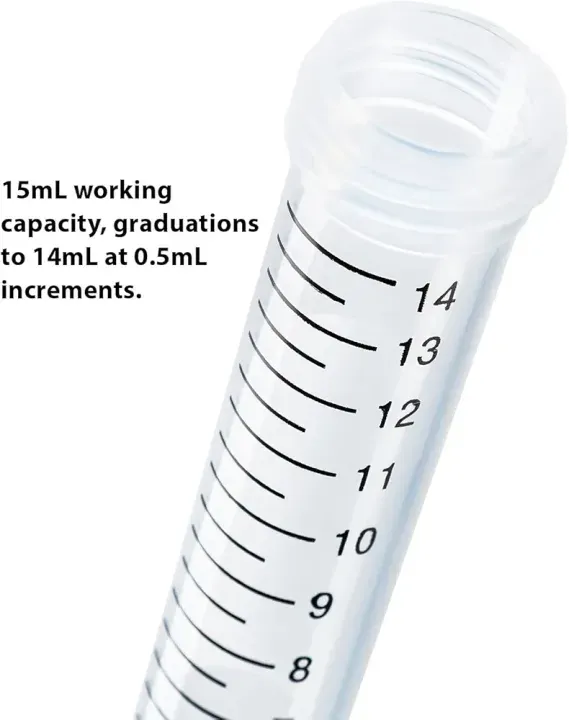 Falcon%20tube%2015ml%2025%20pcs/Polypropylene%20Centrifuge%20Tube%20with%20Attached%20Blue%20Flat%20Top%20Screw%20Cap%20-%20Image%204