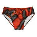 Gothic Style Snake Heart Swim Trunks Stretchy Soft Skin-friendly Men's Trunks Beach Carnivals Swimming Bathing swim trunks men. 