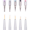 20Pcs/Set Nail Art Brush Ombre Brushes UV Gel Nail Polish Brush Painting Drawing Carving Pen Set For Manicure DIY Design Tools. 