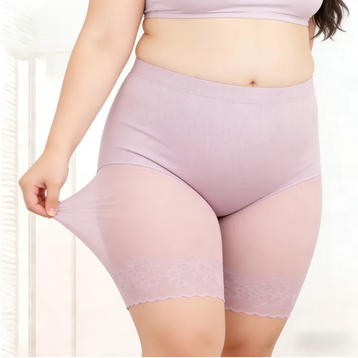 1Pc%20Thin%20Plus%20Size%20Safety%20Short%20Pants%20Summer%20Women%20Seamless%20Underskirt%20Shorts%20Anti%20Rub%20Thigh%20Boyshorts%20%20Lace%20Women%20Boxers%20-%20Image%202