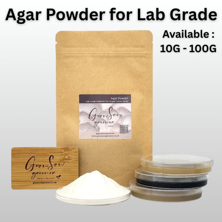 Agar Agar Powder Lab Grade  5G to 100G  High Purity & Plant Based – For Educational Use, School & College Labs, Science Experiments, DIY Projects, Media Gel Preparation, Botanical Studies, General Lab Applications & Creative Scientific Tasks