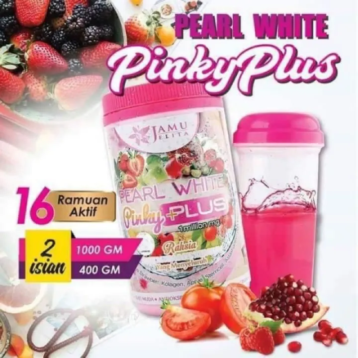 Pearl White Pinky Plus Jamu Jelita Collagen – Radiant Skin & Pinkish ...