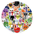 10/30/50/100pcs Game Anime Sprunki Stickers Sprunki Decals Laptop Skateboard Scrapbooking Cartoon Decoration Sticker. 