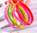 Rubber bangle for men fashionable hand bangle 10pcs 5mm. 