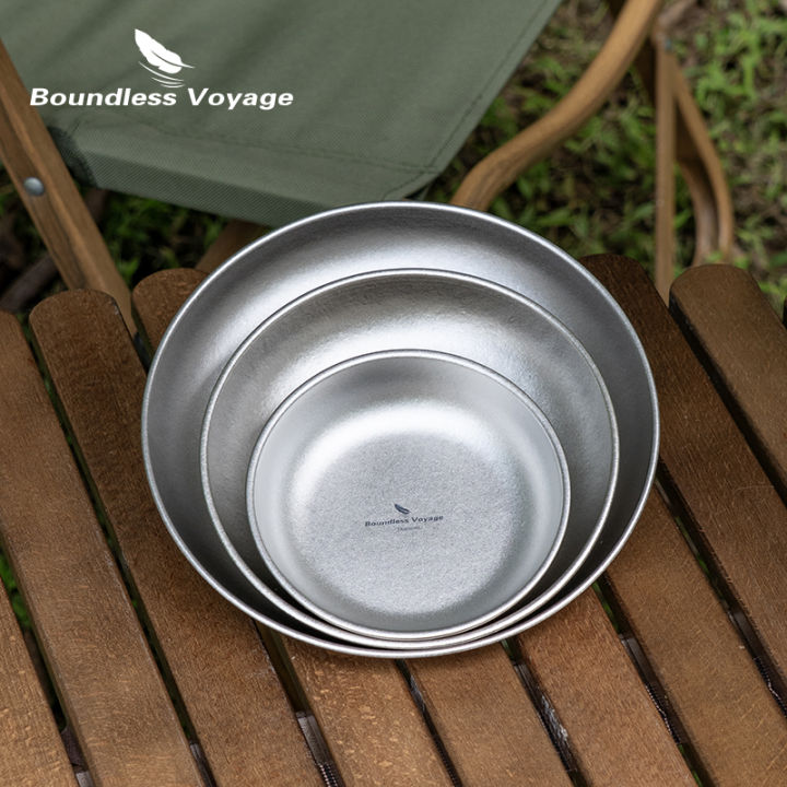 Boundless%20Voyage%20Camping%20Plate%20Titanium%20Dinner%20Plate%20Stackable%20Kitchen%20Tableware%20Reusable%20Dish%20Set%20of%201/3,%20Dishwasher%20Safe%20-%20Image%204