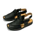 GOGO - Peshawar Zalmii Chappal Matte Black 30% Season end Sale. 