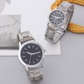 Fashion Couple Quartz Wristwatch Luxury Women Stainless Steel Quartz Wrist Watches Women Business Casual Wristwatches. 