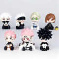 7pcs Anime Jujutsu Kaisen Series Satoru Gojo Fushiguro Megumi Nanami Kento Figure Model Statue Desk Car Ornament Boy Toy Gift. 