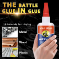 A 50g piece of the latest welding glue, multi-purpose adhesive, universal glue, suitable for rubber, ceramics, leather, aluminum products, and wood. Glass, shoes, plastic toys, metal, etc.. 