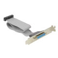 Parallel port shield line LPT parallel port lead 25-hole computer motherboard parallel port expansion port shielding connection. 