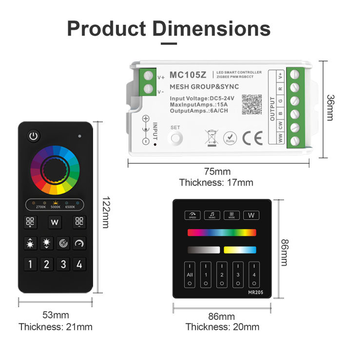 Tuya%20Zigbee%20Smart%20LED%20Strip%20Controller%20SPI%20Dimmer%20RGBCCT%20RGBW%20LED%20Light%20Controller%205-24V%20With%20Remote%20For%20LED%20Tape%20Lights%20lightify%20-%20Image%203