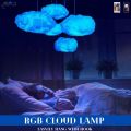 Cloud night lamp|All colors available RGB with remote or mobile. 