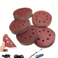 100Pcs 125mm 8 Hole Sanding Discs Hook Loop Adhesive Sandpaper 60Grit-1000Grit Sanding Paper 5Inch Sanding Disc Polishing Tools. 