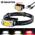 Super Bright Magnetic Headlamp 3 Light Source Hat Clip Lamp Outdoor Hiking Camping Work Head-mounted Light with Digital Display. 