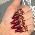 Henna dipper+ henna stencils | Henna dipper / Mehendi stencils |Mehendi stickers finger. 