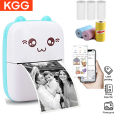 Portable Thermal Printer MINI Wirelessly BT 203dpi Photo Label Memo Wrong Question Printing With USB Cable Imprimante Portable. 