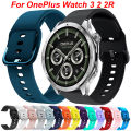 22mm Silicone Band For OnePlus Watch 3 2 2R 46mm Strap Wristband For OPPO Watch X X2 4Pro/Realme Watch 3 2 S Pro Bracelet Correa. 