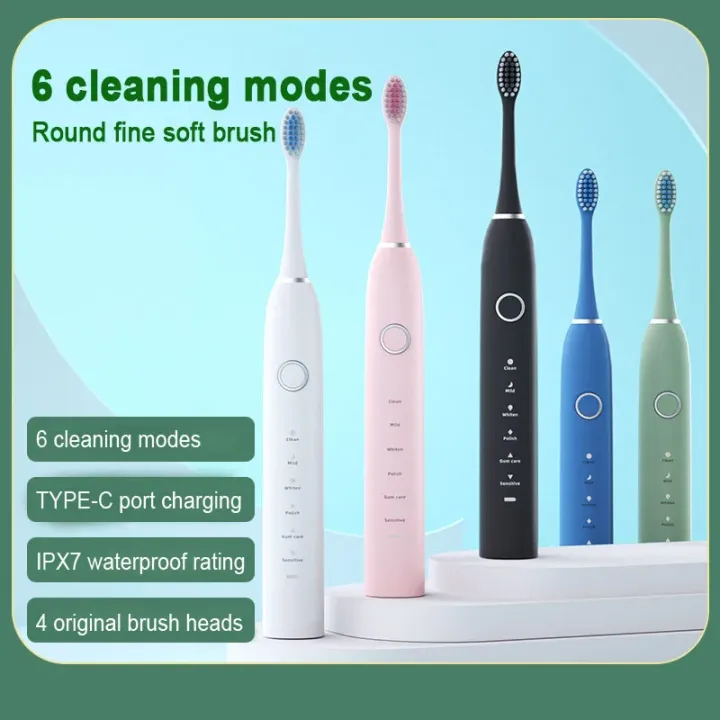 Sonic%20Electric%20Toothbrush%20Cordless%20USB%20Rechargeable%20Toothbrush%20Waterproof%20Ultrasonic%20Automatic%20Tooth%20Brush%20%7C%20Electric%20Rechargeable%20Brush%20%7C%20A8%20-%20Image%202