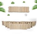 Bendable Hamster Climbing Ladder Multifunctional Easy To Install Hamster Suspension Bridge Wooden Cage Decoration. 