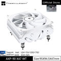 Thermalright AXP90-X47 ITX air-cooled radiator 47mm 4 heatpipe down-pressure CPU cooler supports LGA1700/115X/1200/AM5/AM4. 