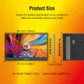 14.1 inch Touch Screen Portable Monitor IPS Second Game Screen Extended Display for Laptop with Bracket For xbox/raspberry Pi.