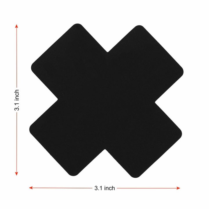 US%20STOCK%2020pcs%20Black%20Women%20Cross%20Shape%20Self-Adhesive%20Disposable%20Satin%20Nipple%20Cover%20Breast%20Pasties%20Stickers%20for%20Strapless%20Clothes%20-%20Image%203