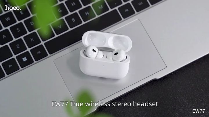 (Preorder)HOCO EW77 TWS True Wireless Earphones Bluetooth5.4 Earphones with Microphone In-Ear Sports Stereo Earphones for All Smartphones