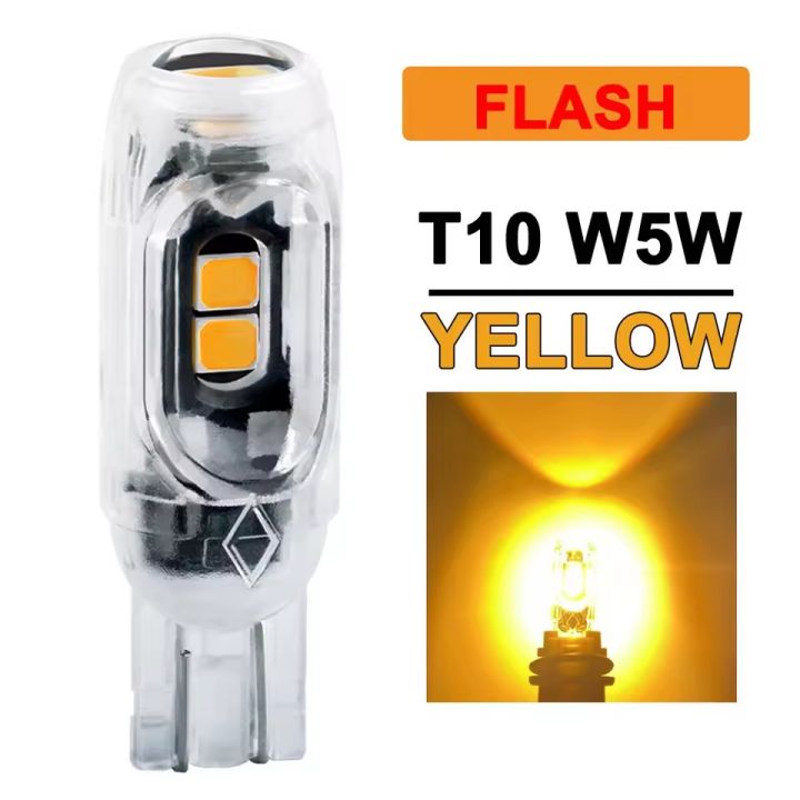 2/4/10/20%20PCS%20Flash%20Strobe%20T10%20W5W%20LED%20Bulb12V%202835-5SMD%20White%20Car%20Interior%20Dome%20Map%20Trunk%20License%20Plate%20Wedge%20Side%20Lights%20-%20Image%206